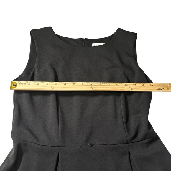 Calvin Klein Fit & Flare Dress Size 8 Office Belted Sleeveless Classic Chic - Picture 10 of 16